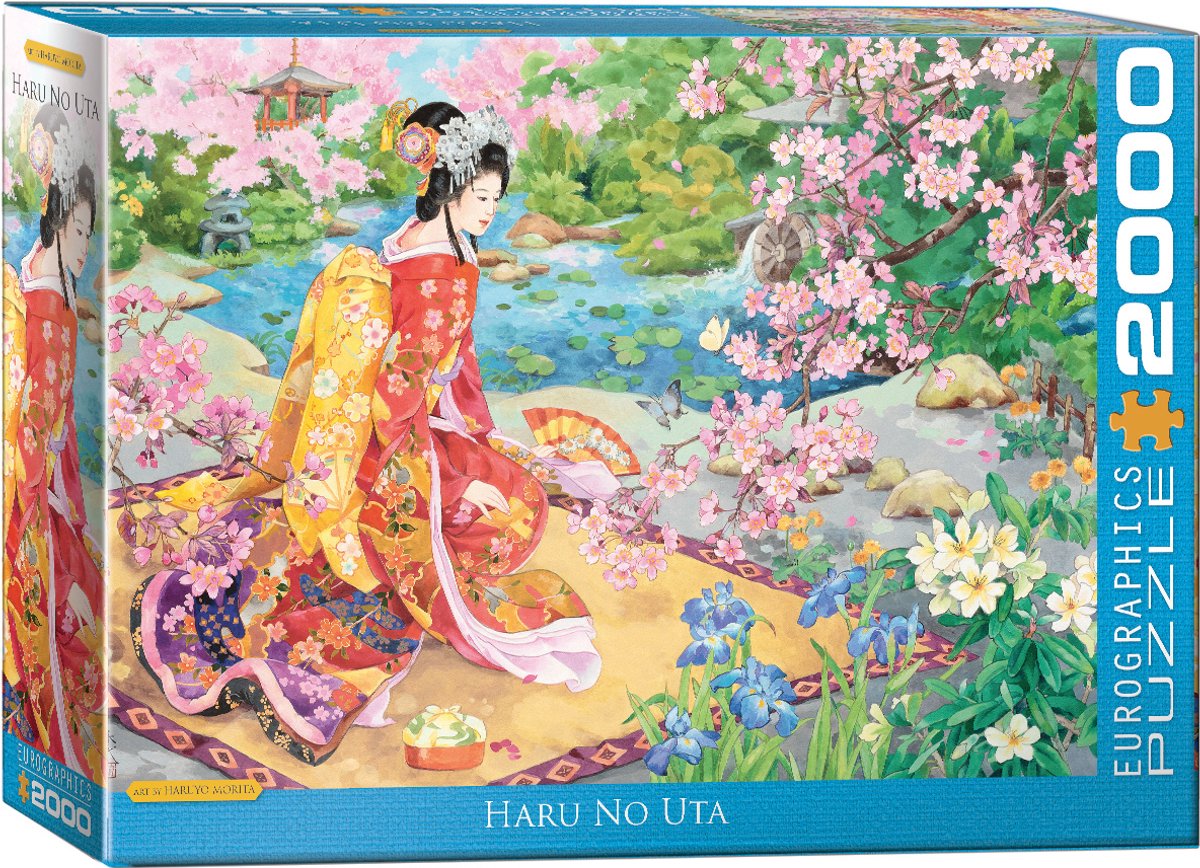 Eurographics - haru no uta - haruyo morita - 2000 brikker 97×68cm (b×h) - puslespil