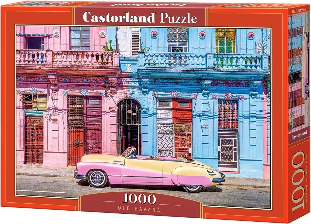 Castorland old havana - puslespil - 1.000 brikker - satin finish - perfekt pasform - europæisk kvalitet