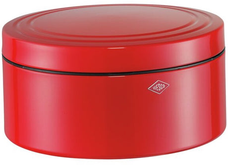 Wesco classic line wienerbrødsæske med låg | 4 liter | metal - rød | kageboks
