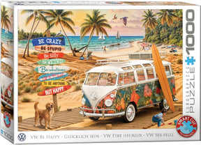 Eurographics - vw be happy [be happy] - 1000 brikker 68×48cm (b×h) - puslespil
