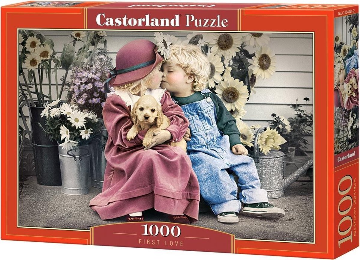 Castorland first love – puslespil – 1.000 brikker – satin finish – perfekt pasform – europæisk kvalitet