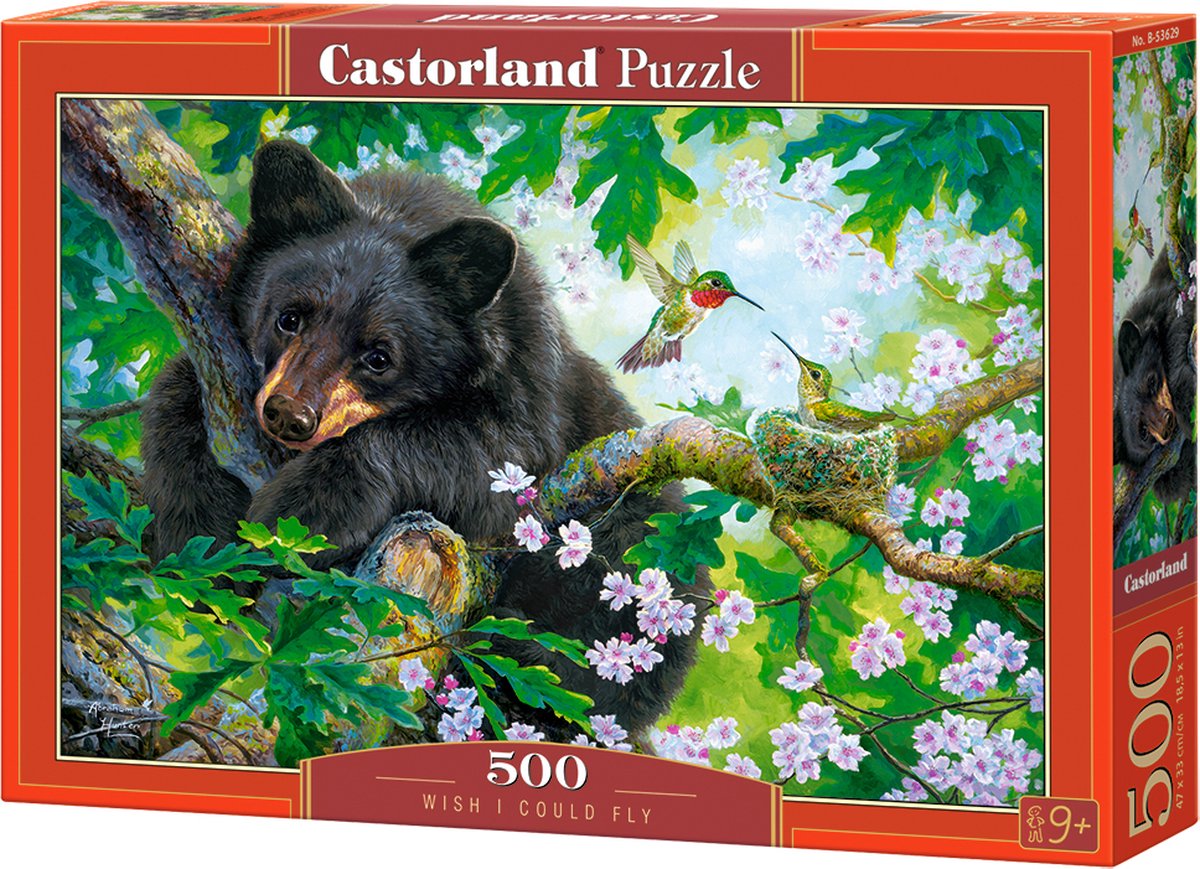Castorland wish I could fly – puslespil – 500 brikker – satin finish – perfekt pasform – europæisk kvalitet
