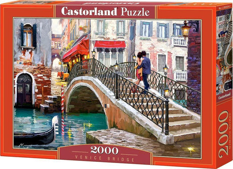 Castorland Venice Bridge – puslespil – 2.000 brikker – satin finish – perfekt pasform – europæisk kvalitet