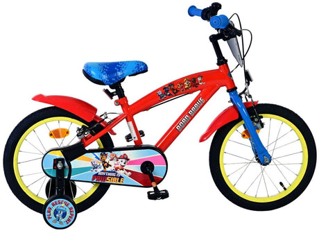 Volare paw patrol børnecykel - drenge - 16 tommer - rød - to håndbremser