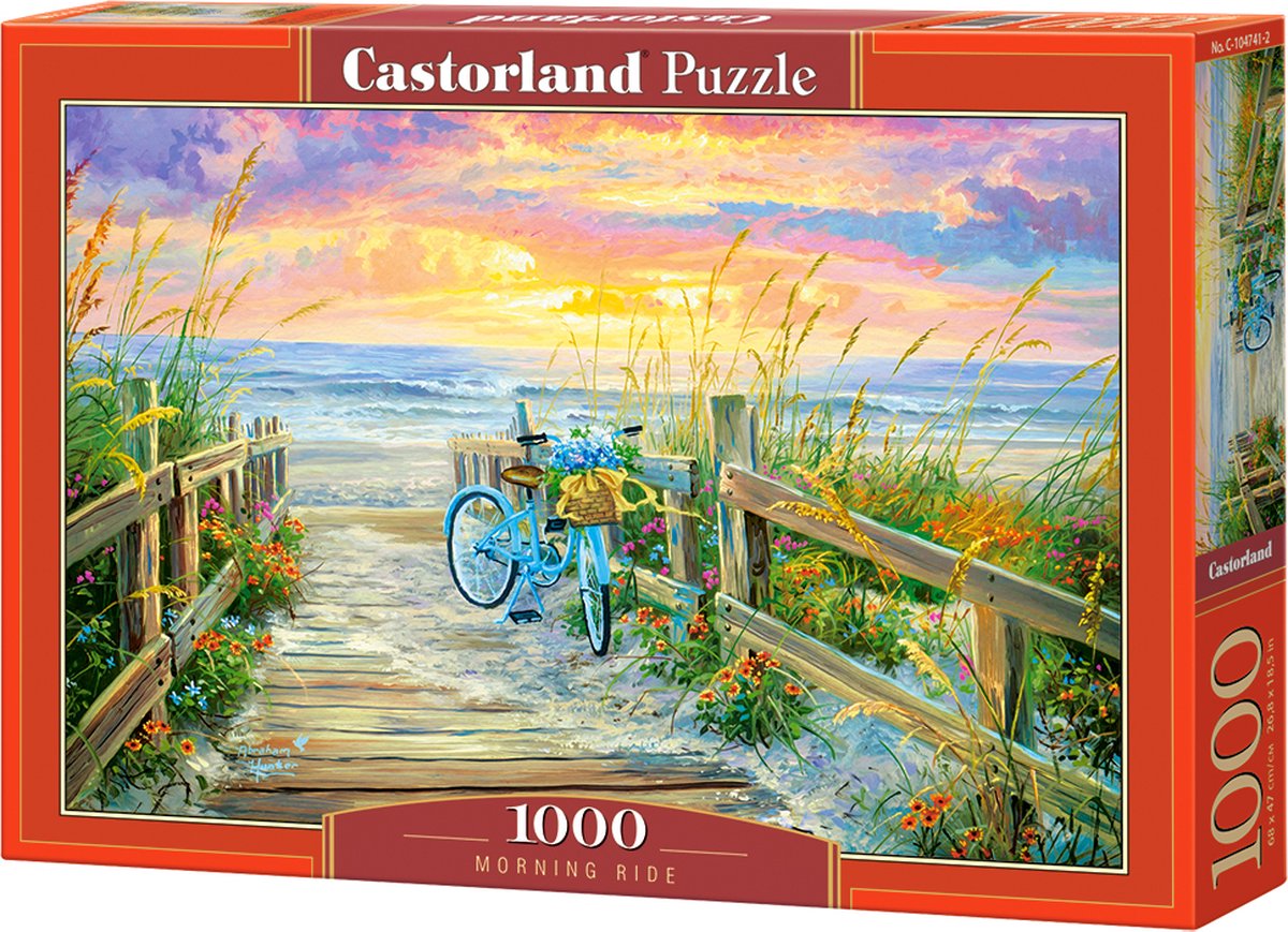Castorland morgentur – puslespil – 1.000 brikker – satin finish – perfekt pasform – europæisk kvalitet