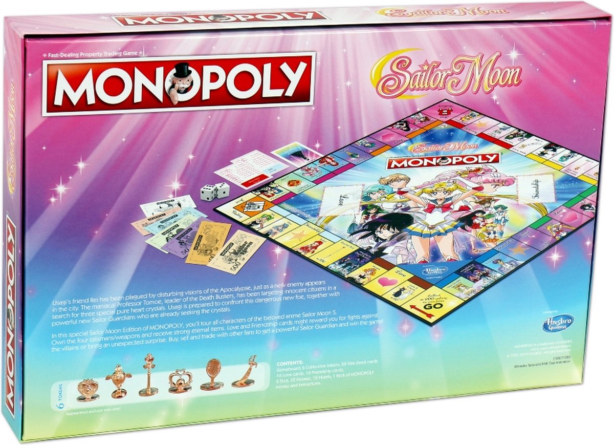 Monopol sailor moon - brætspil
