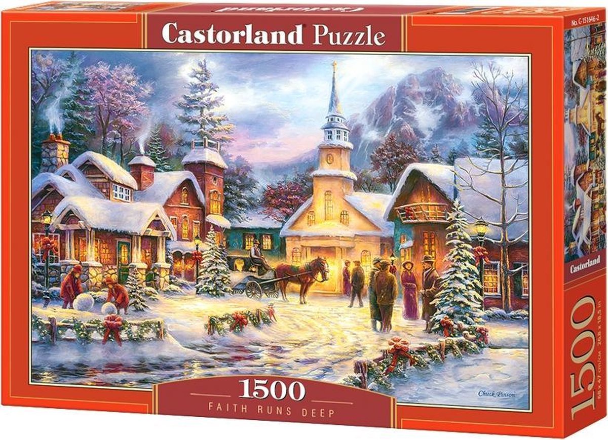Castorland puslespil tro stikker dybt, 1500 stk.
