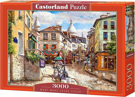 Castorland mont marc sacre coeur – puslespil – 3.000 brikker – satin finish – perfekt pasform – europæisk kvalitet
