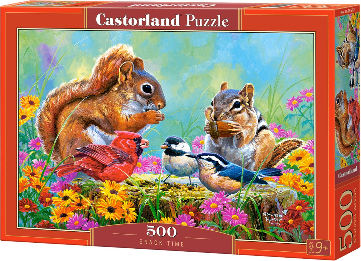 Castorland snack time – puslespil – 500 brikker – satin finish – perfekt pasform – europæisk kvalitet