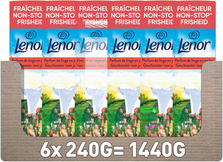 Lenor duftforstærker solrig forårsdag - 6 x 240 gram - vaskeparfume