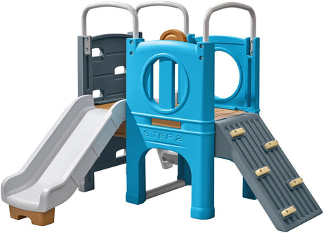 Step2 scout slide climber – klimtoestel met glijbaan van plastic kunststof voor kinderen - klim speelgoed voor tuin buiten – vanaf 2 jaar
