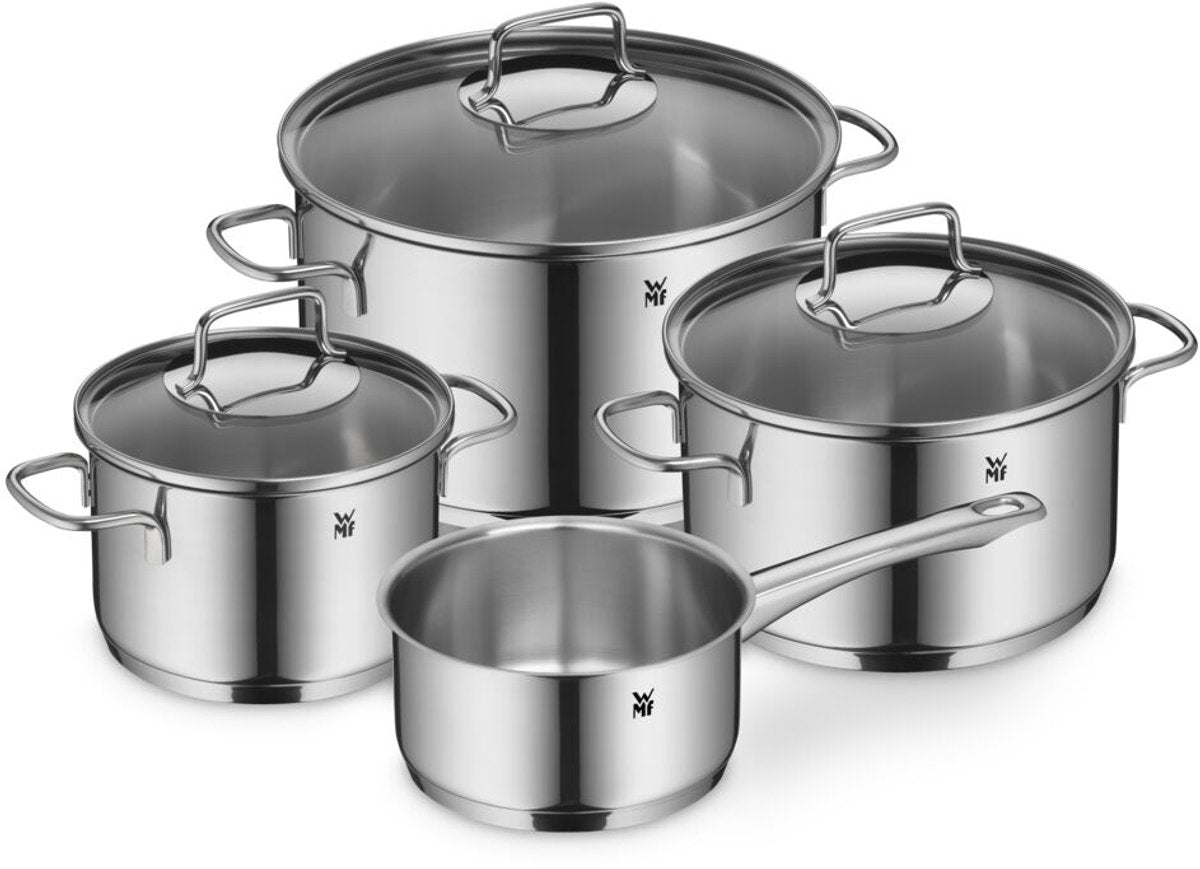 WMF Astoria - køkkengrejsæt - 4-delt - rustfrit stål - induktion - ergonomisk