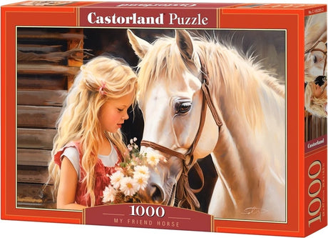 Castorland min ven hest – puslespil – 1000 brikker – satin finish – perfekt pasform – europæisk kvalitet