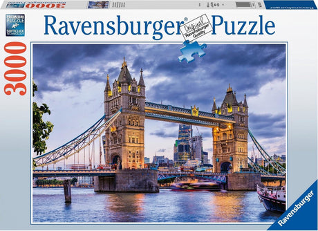 Ravensburger puslespil London, smuk by - puslespil - 3000 brikker