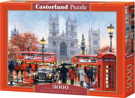 Castorland Westminster Abbey – puslespil – 3.000 brikker – satin finish – perfekt pasform – europæisk kvalitet