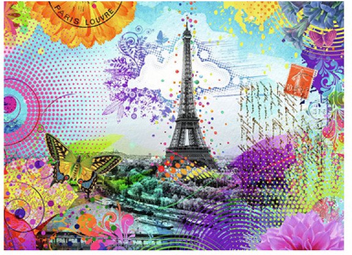 Ravensburger puslespil Breif fra Paris 500 brikker