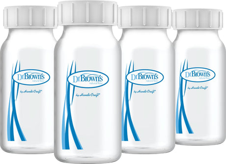 Dr. browns ammeopbevaringsflasker - 120 ml - flaske med smal hals - 4 stk.