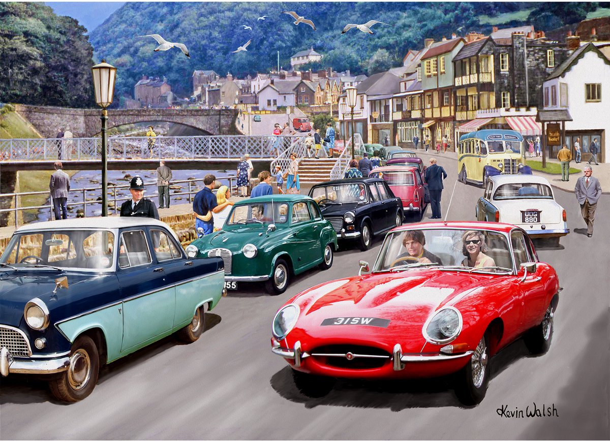 Gibsons - lynmouth living (af kevin walsh) - 500 brikker 48×34cm (b×h) - puslespil for voksne