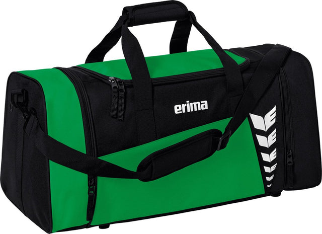 Erima six wings (medium) sportstaske med sidelommer - sort smaragd | størrelse: m