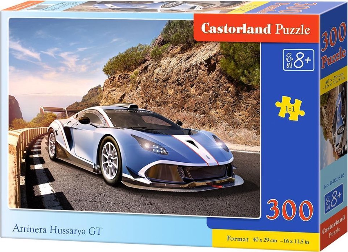 Castorland arrinera hussarya gt – puslespil – 300 brikker – biler – førsteklasses kvalitet