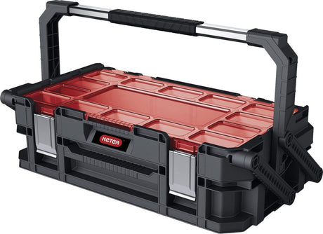 Keter cantilever duo tool organizer - s (18 tommer) - 45,8x24x14,5 cm - sort rød