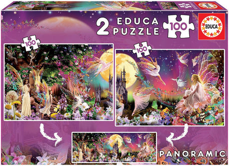 Educa puslespil - fantasy - 2 x 100 brikker