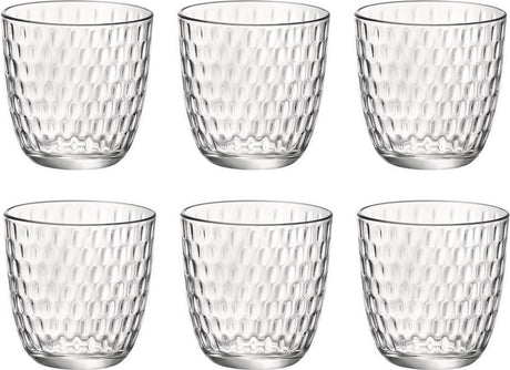 Bormioli rocco vandglaslås - gennemsigtig - 290 ml - 6 stk