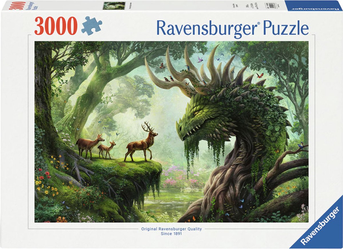 Ravensburger puslespil skovdragen vækker - puslespil - 3000 brikker