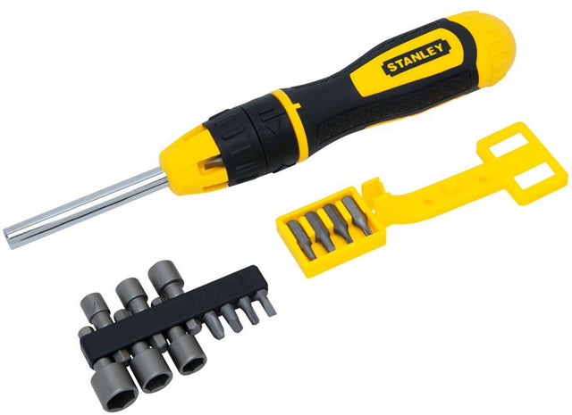 Stanley multibit skruetrækker med skralde 20 dele - stht0-62574