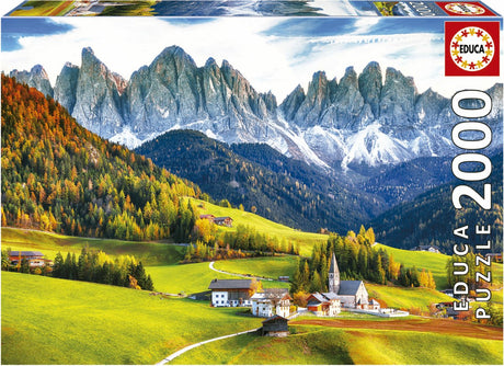 Educa - puslespil - 2000 brikker - efterår i Dolomitterne