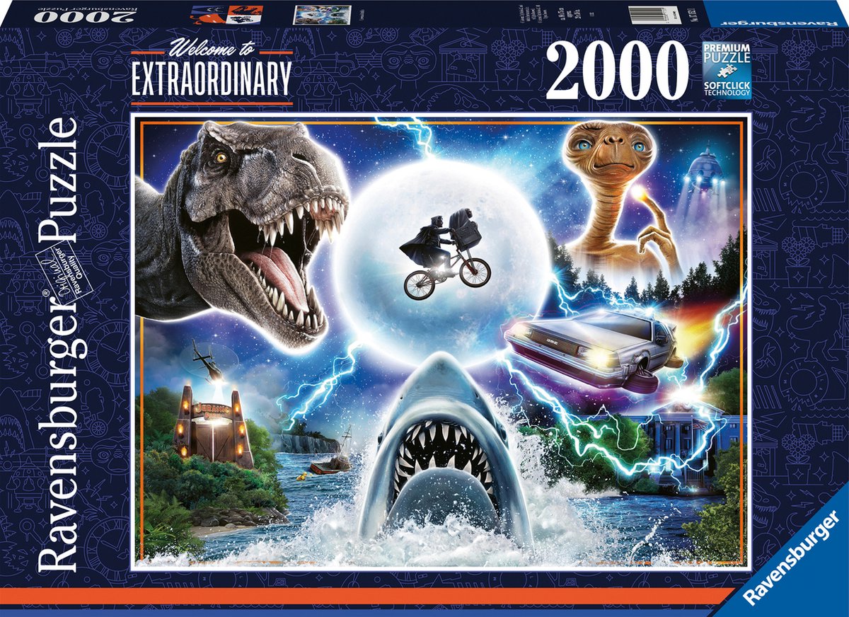 Ravensburger puslespil universal amblin - puslespil - 2000 brikker