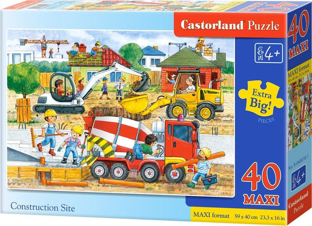 Castorland byggeplads - 40 stk maxi