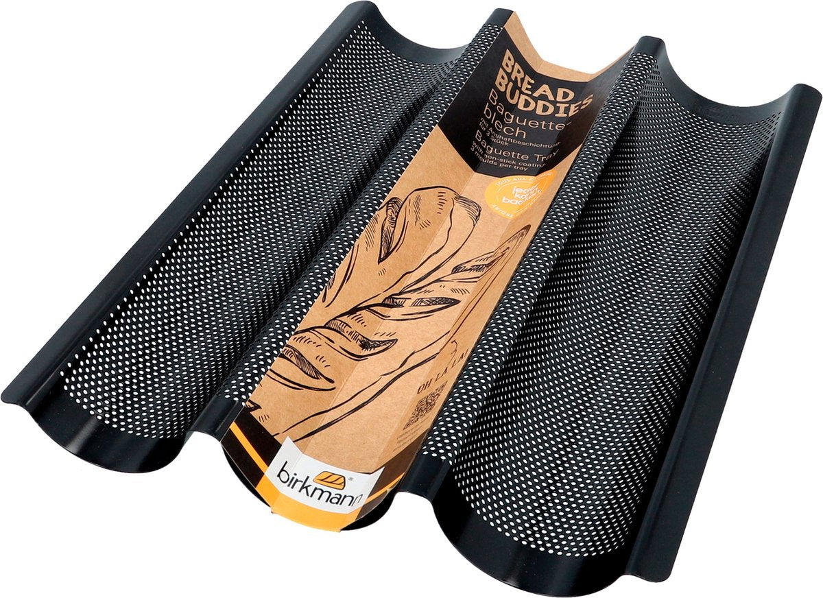 Rbv birkmann birkmann brødbuddies bageplade - 3 baguetter