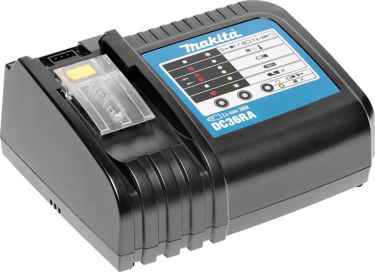 Makita dc36ra 36v li-ion batteri hurtigoplader