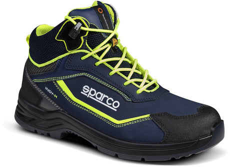 Sparco arbejdssko s3s - indy-h richmond - marineblå gul - 42