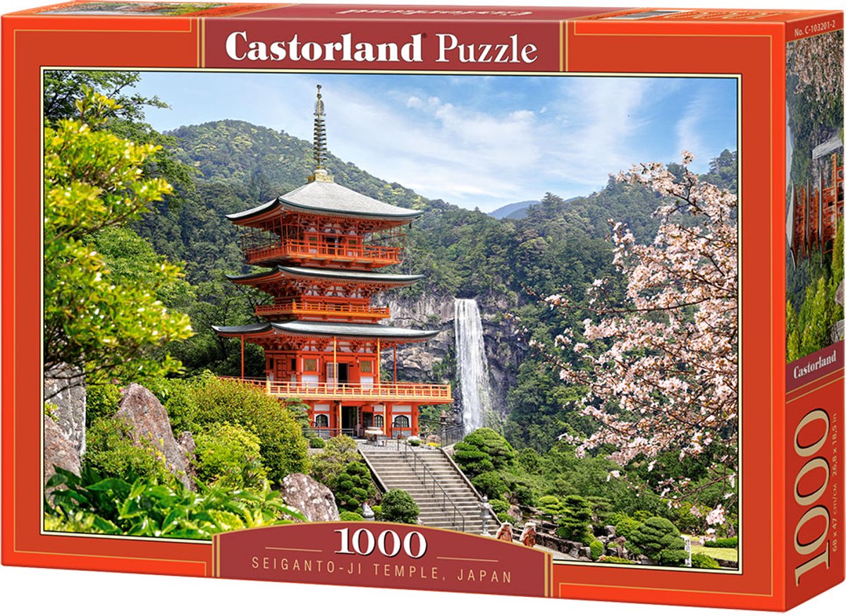 Castorland seiganto-ji tempel, Japan – puslespil – 1.000 brikker – satin finish – perfekt pasform – europæisk kvalitet