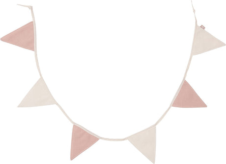 Jollein vlaggenlijn - 200x17cm - wild rose ivory