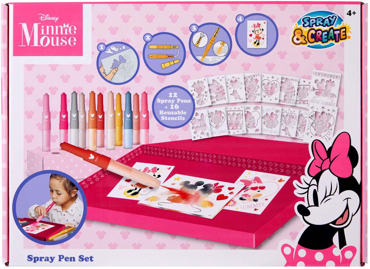 Canenco minnie mouse blæsepenne deluxe sæt