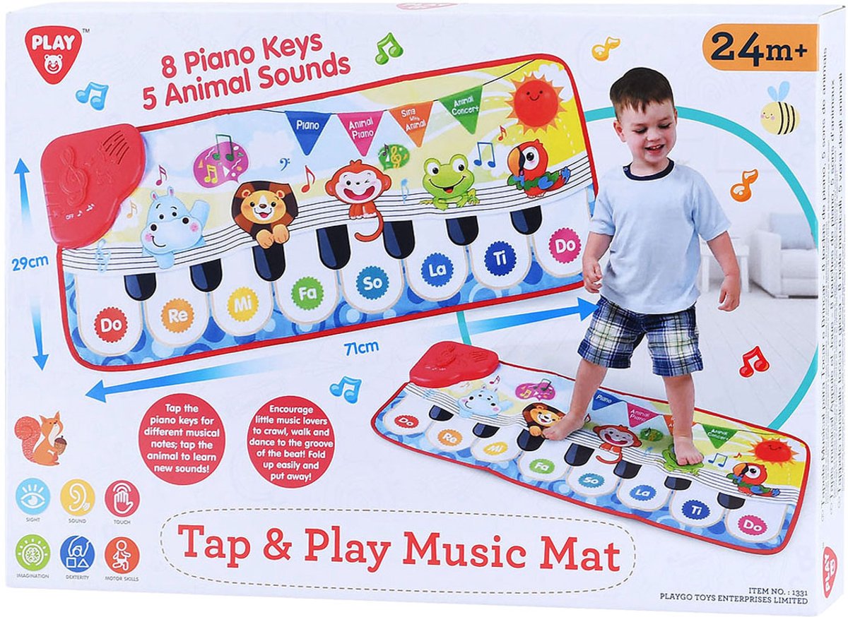 Playgo klavermusikmåtte - 71cm