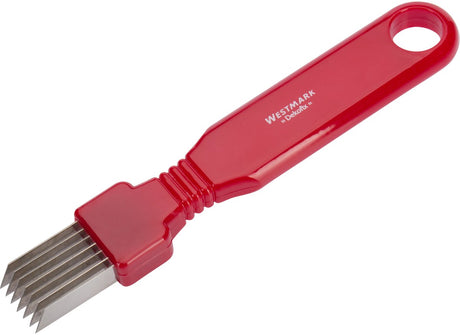 Westmark pickle cutter med 7 knive, længde: 16,3 cm, rustfrit stål plast, rød sølv, 51242260