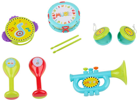 Let's play music instrument set 9pcs abs - 9 stuks