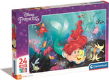 Clementoni maxi puslespil disney lille havfrue, 24 stk.