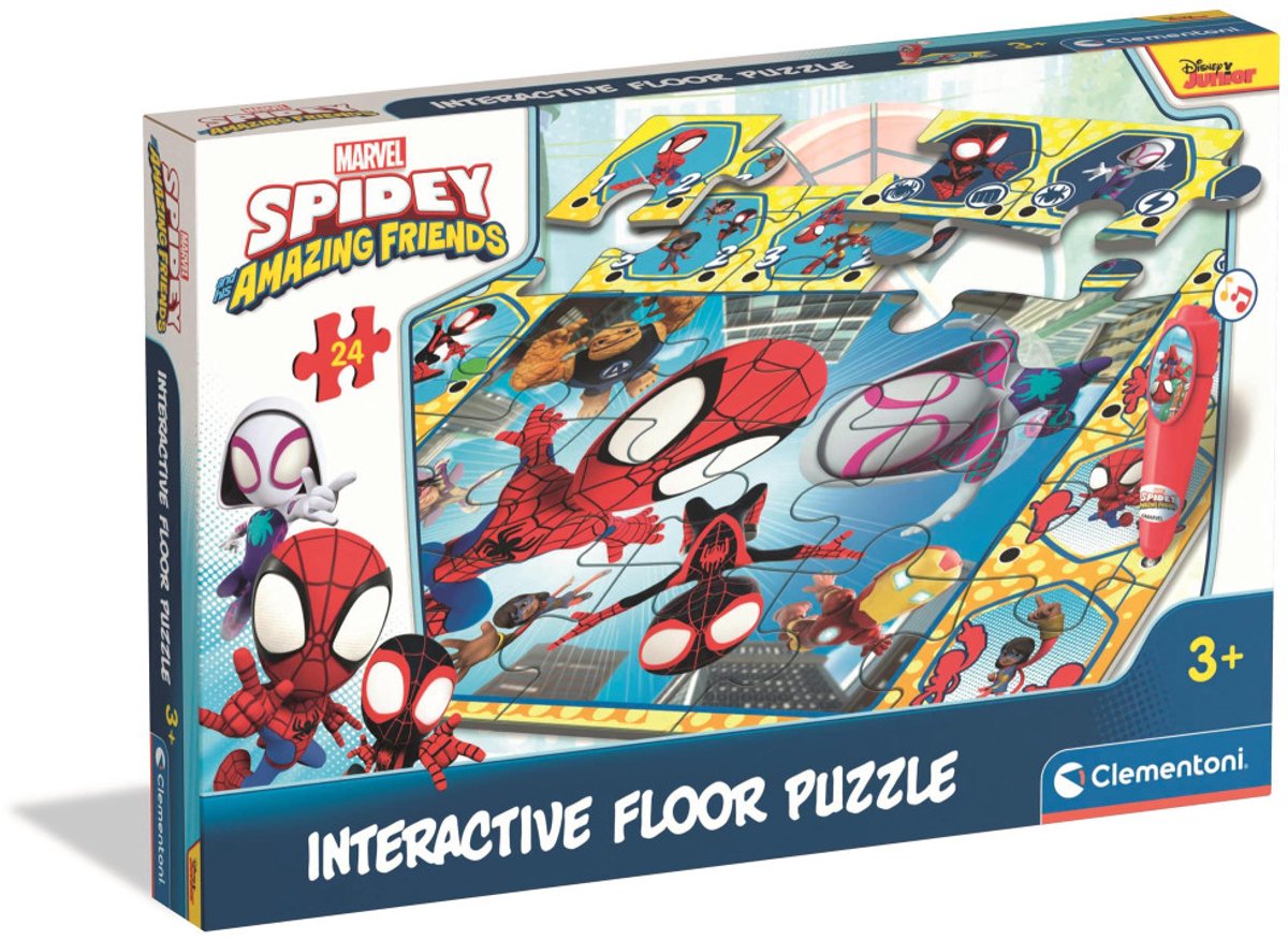 Spider-man interaktiv gulvpuslespil spidey - 16686 brikker