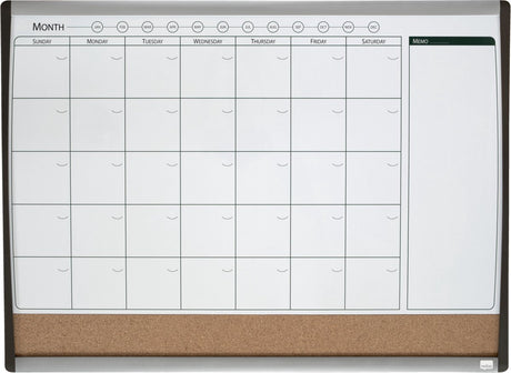 Nobo månedsplan - 58,5 x 43,0 cm - inklusive magnet, markør og viskelæder