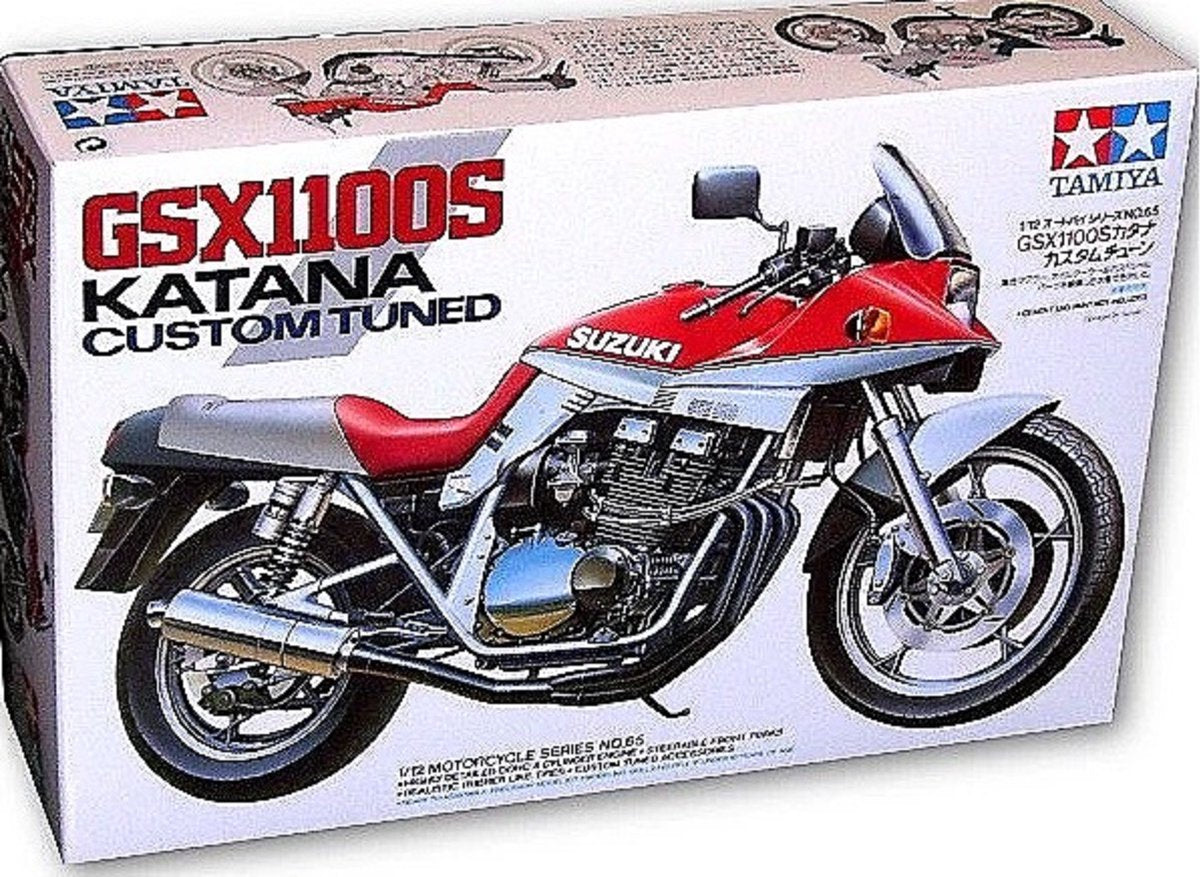Tamiya 1:12 gsx1100s katana tilpasset