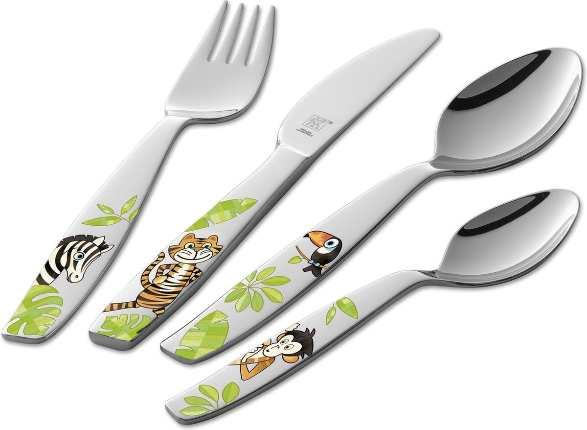 Zwilling jungle børnebestik - 4-delt