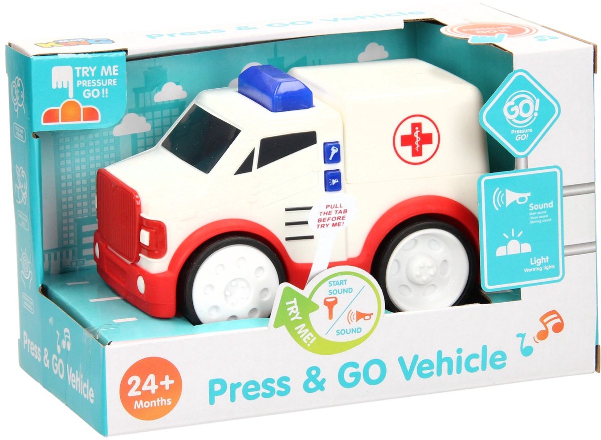 Lobbes toys bv tryk go bil - ambulance