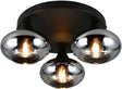 Rl lev dit lys reality divina - loftslampe - røgfarve - ekskl. 3x e14 4 w - loftmontering