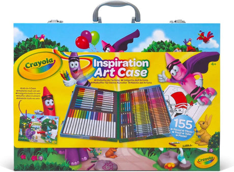 Crayola - inspiration kunsttaske - hobbypakke - håndværkskuffert 155 stk til børn