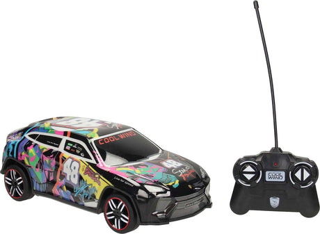 Lobbes toys bv rc styret racerbil softbody graffiti